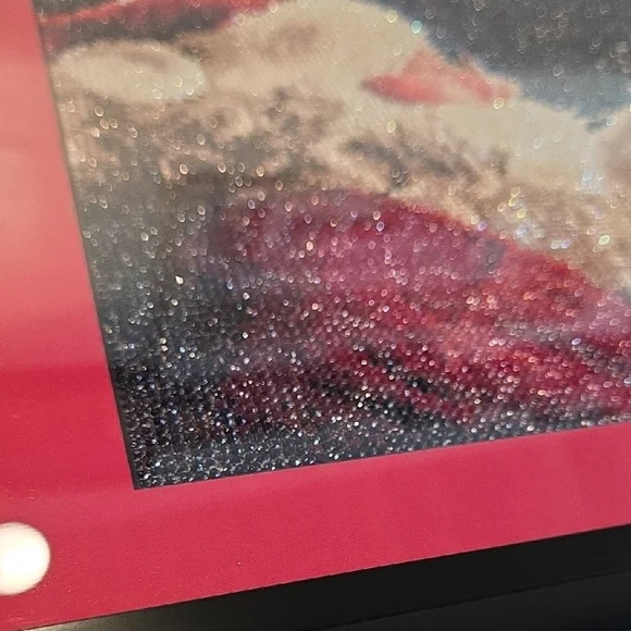 Santa Diamond Dotz Matted And Framed Art - Picture 5 of 5